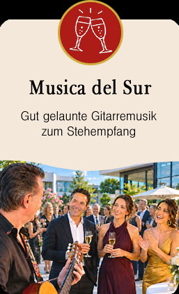Spanisches Musikprogramm mit Gipsy Kings Livemusik, Dinner-Musik, Flamencoshow und DJ-Playlist Party